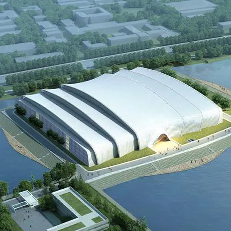 Oceľová konštrukcia viacpodlažná kovová budova